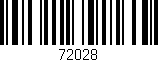 Código de barras (EAN, GTIN, SKU, ISBN): '72028'