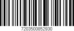 Código de barras (EAN, GTIN, SKU, ISBN): '7203500852930'