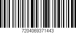 Código de barras (EAN, GTIN, SKU, ISBN): '7204069371443'
