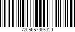 Código de barras (EAN, GTIN, SKU, ISBN): '7205857885920'
