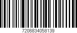 Código de barras (EAN, GTIN, SKU, ISBN): '7206834058139'