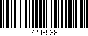 Código de barras (EAN, GTIN, SKU, ISBN): '7208538'