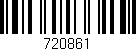 Código de barras (EAN, GTIN, SKU, ISBN): '720861'