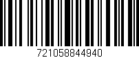 Código de barras (EAN, GTIN, SKU, ISBN): '721058844940'
