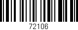 Código de barras (EAN, GTIN, SKU, ISBN): '72106'