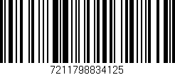Código de barras (EAN, GTIN, SKU, ISBN): '7211798834125'