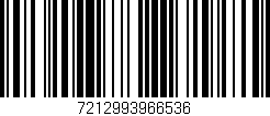 Código de barras (EAN, GTIN, SKU, ISBN): '7212993966536'