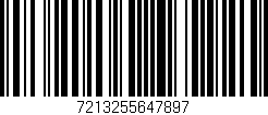 Código de barras (EAN, GTIN, SKU, ISBN): '7213255647897'