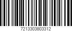 Código de barras (EAN, GTIN, SKU, ISBN): '7213303803312'