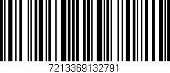 Código de barras (EAN, GTIN, SKU, ISBN): '7213369132791'