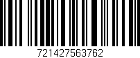 Código de barras (EAN, GTIN, SKU, ISBN): '721427563762'