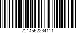Código de barras (EAN, GTIN, SKU, ISBN): '7214552364111'