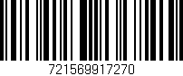 Código de barras (EAN, GTIN, SKU, ISBN): '721569917270'