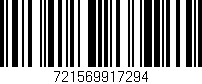 Código de barras (EAN, GTIN, SKU, ISBN): '721569917294'