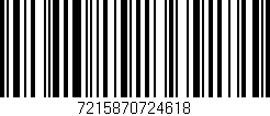 Código de barras (EAN, GTIN, SKU, ISBN): '7215870724618'