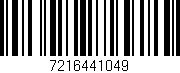 Código de barras (EAN, GTIN, SKU, ISBN): '7216441049'
