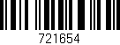 Código de barras (EAN, GTIN, SKU, ISBN): '721654'