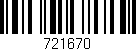 Código de barras (EAN, GTIN, SKU, ISBN): '721670'