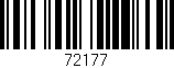 Código de barras (EAN, GTIN, SKU, ISBN): '72177'