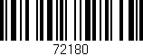 Código de barras (EAN, GTIN, SKU, ISBN): '72180'