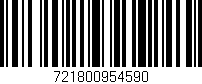 Código de barras (EAN, GTIN, SKU, ISBN): '721800954590'