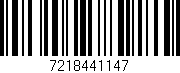 Código de barras (EAN, GTIN, SKU, ISBN): '7218441147'