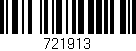 Código de barras (EAN, GTIN, SKU, ISBN): '721913'