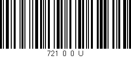 Código de barras (EAN, GTIN, SKU, ISBN): '721_0_0_U'