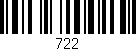 Código de barras (EAN, GTIN, SKU, ISBN): '722'