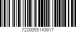 Código de barras (EAN, GTIN, SKU, ISBN): '7220055143917'
