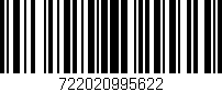 Código de barras (EAN, GTIN, SKU, ISBN): '722020995622'