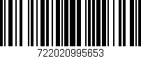 Código de barras (EAN, GTIN, SKU, ISBN): '722020995653'