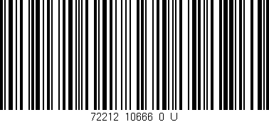 Código de barras (EAN, GTIN, SKU, ISBN): '72212_10666_0_U'