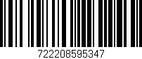 Código de barras (EAN, GTIN, SKU, ISBN): '722208595347'