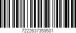 Código de barras (EAN, GTIN, SKU, ISBN): '7222637359501'