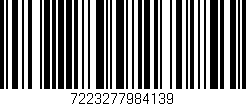 Código de barras (EAN, GTIN, SKU, ISBN): '7223277984139'