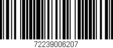Código de barras (EAN, GTIN, SKU, ISBN): '72239006207'