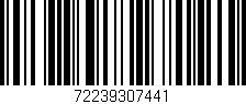 Código de barras (EAN, GTIN, SKU, ISBN): '72239307441'