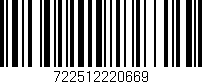 Código de barras (EAN, GTIN, SKU, ISBN): '722512220669'
