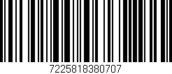 Código de barras (EAN, GTIN, SKU, ISBN): '7225818380707'