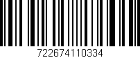 Código de barras (EAN, GTIN, SKU, ISBN): '722674110334'