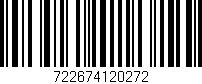 Código de barras (EAN, GTIN, SKU, ISBN): '722674120272'