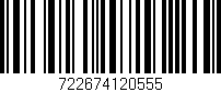 Código de barras (EAN, GTIN, SKU, ISBN): '722674120555'