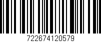 Código de barras (EAN, GTIN, SKU, ISBN): '722674120579'
