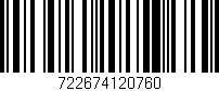 Código de barras (EAN, GTIN, SKU, ISBN): '722674120760'