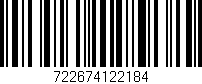 Código de barras (EAN, GTIN, SKU, ISBN): '722674122184'