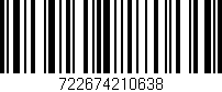 Código de barras (EAN, GTIN, SKU, ISBN): '722674210638'