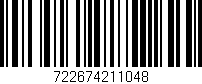 Código de barras (EAN, GTIN, SKU, ISBN): '722674211048'