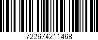 Código de barras (EAN, GTIN, SKU, ISBN): '722674211468'