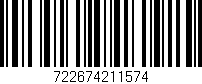 Código de barras (EAN, GTIN, SKU, ISBN): '722674211574'